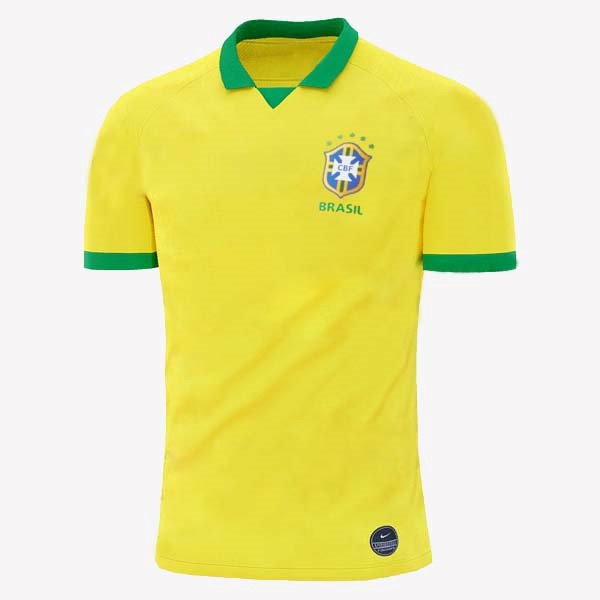 Thailande Maillot Football Brésil Domicile 2019 Jaune